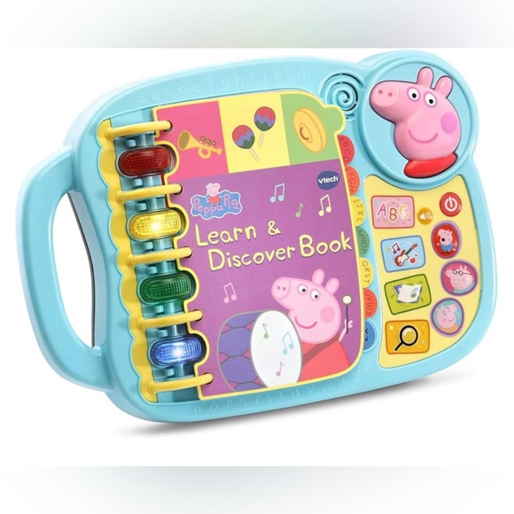 VTech Peppa Pig Learn and Discover - Blue - Picture 2 of 5